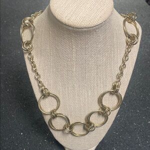 Gold Chain Link Necklace